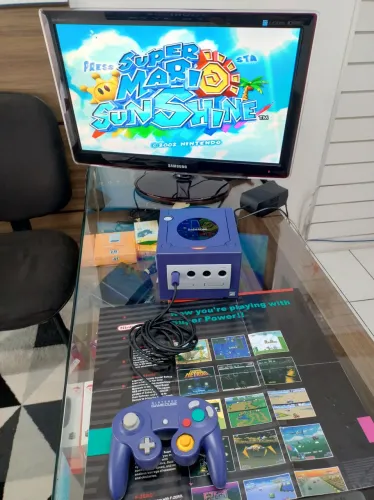 Nintendo GameCube Roxo