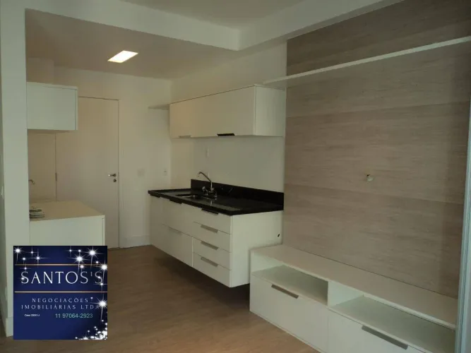 Apartamento com 1 dormitório para alugar, 35 m² por R$ 4.281,00/mês - Brooklin - São Paulo