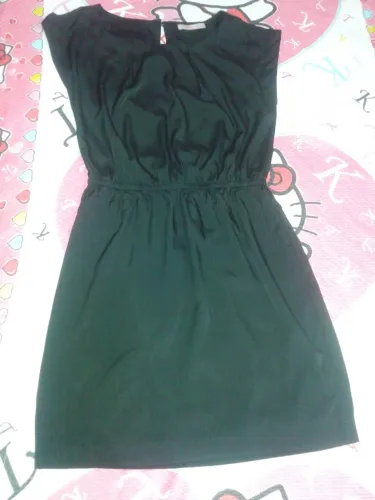 Vestido preto tamanho 40 Viscose (nunca usado)