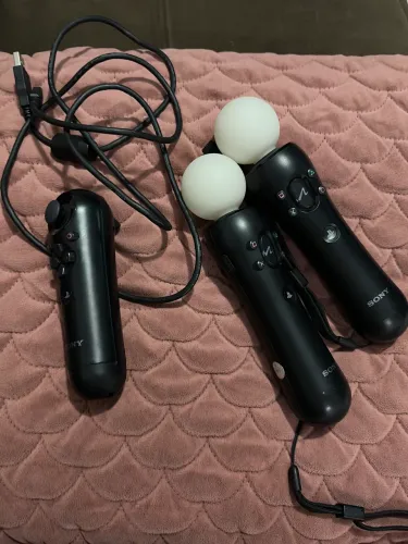 controle sony motion controller 3 peças playstation