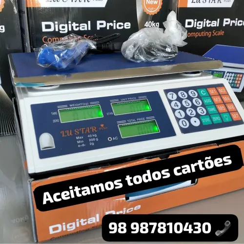 Balança digital [ até 40Kg ] - Alta sensibilidade e Precisão 