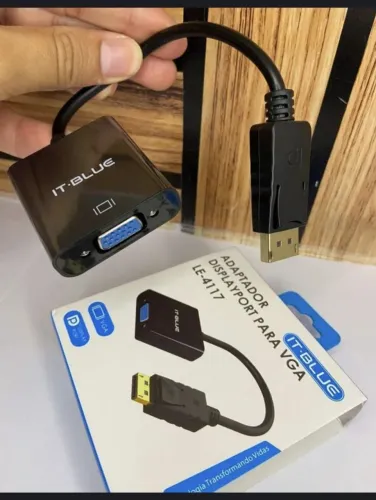 Adaptador, DISPLAYPORT vga leiam a descrição