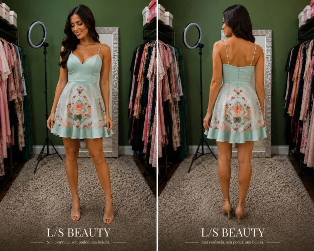 Vestido Cetim