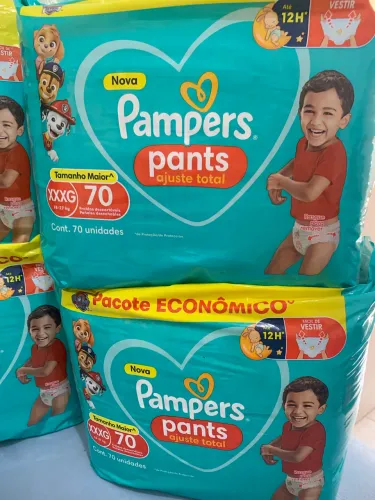 Fralda Pampers shortinho pacotão