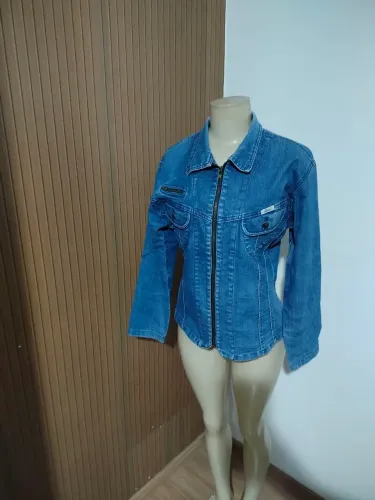 Jaqueta jeans feminina