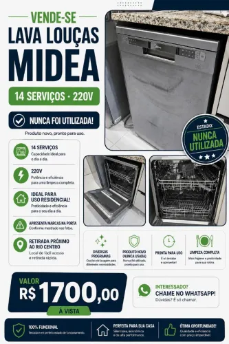 Lava louças Midea 14 serviços 220V