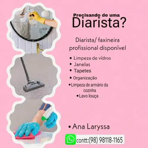 Faxineira profissional 