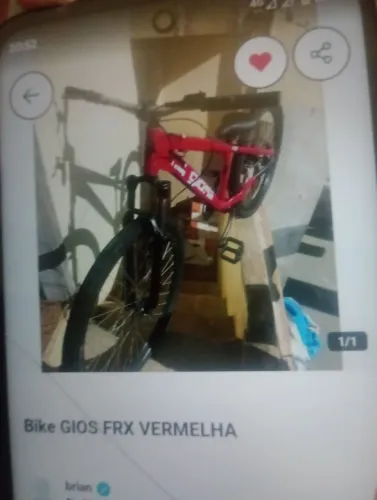 Bicicleta aro 26 Gios branca