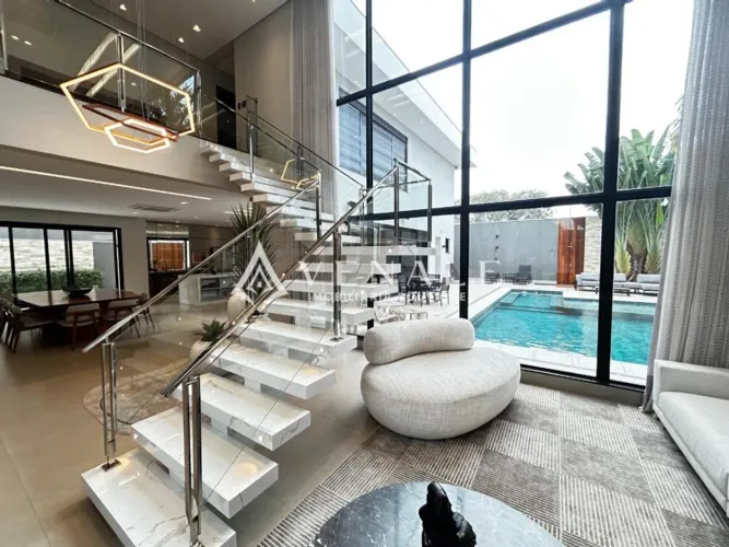 Sobrado para alugar em Maringá, Jardim Imperial, com 4 suítes, com 472.98 m²