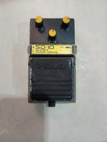 Pedal Oliver super overdrive sd10 para guitarra