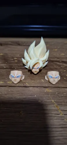 Head Goku Ssj Recustom SH Figuarts Dragon Ball Bandai