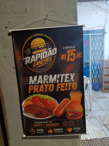 Rapidão Lanches. Vendemos Marmitas e prato feito.