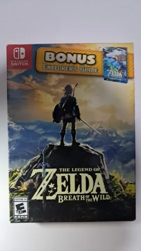 Zelda Breath of the Wild Explorer's Edition c/ Guia Oficial - Switch