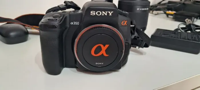 Maquina Fotográfica Sony @350 com 2 lentes
