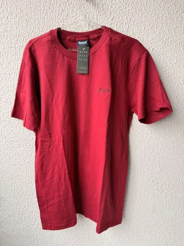 Camiseta Gangster, masculina, nova, com etiqueta