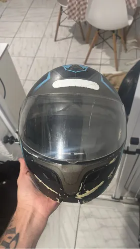 Capacete 58 Moto Masculino Pro Tork Viseira fumê
