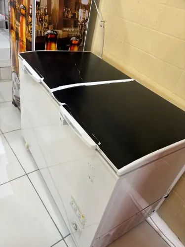 Freezer eletrolux 400 litros 2 tampas 