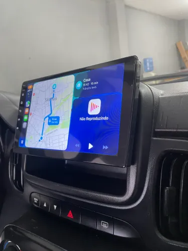 Mp5 1 din com CarPlay 9 polegadas