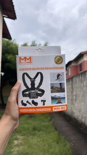 Suporte de Peito para Celular ou Câmeras Esportivas 