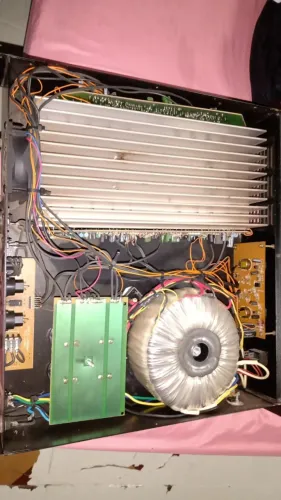 amplificador de som profissional 2000w 4 saida shodan