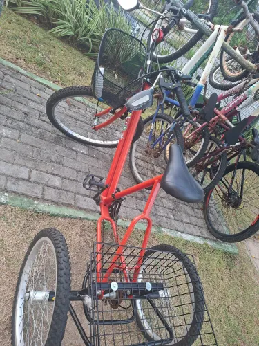 Bicicleta aro 26 triciclo 