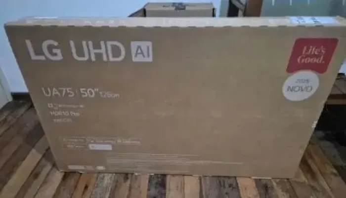[**oferta**] smart tv LG 50 polegadas 4k lacrada na caixa!! 12 meses de garantia+nota !!!!
