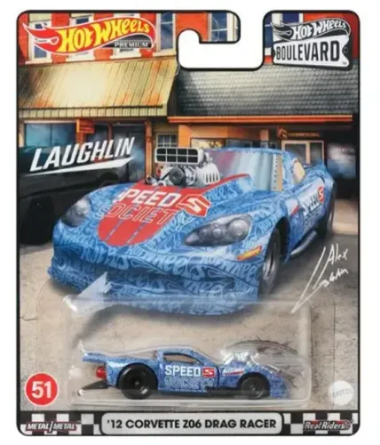 Hot Wheels 12 Corvette Z06 Drag Racer Premium
