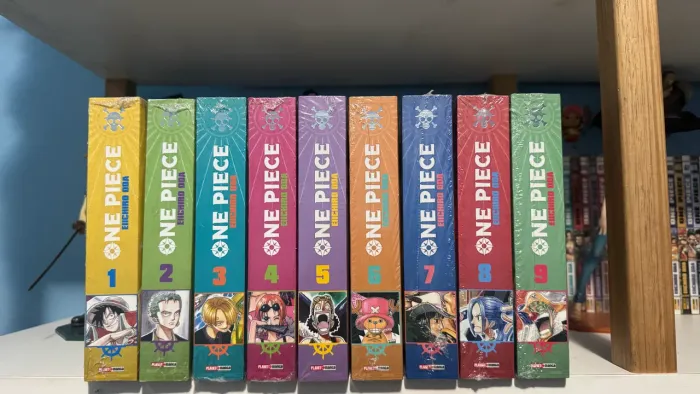 One Piece 3 em 1 coleção do 1 ao 9 lacrados