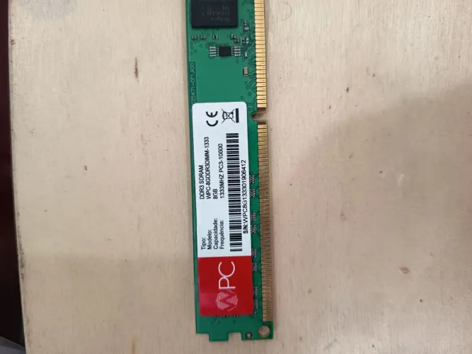 Memória ddr3 8gb