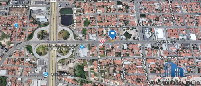 Terreno à venda na Avenida Oliveira Paiva com 1.040,00m²