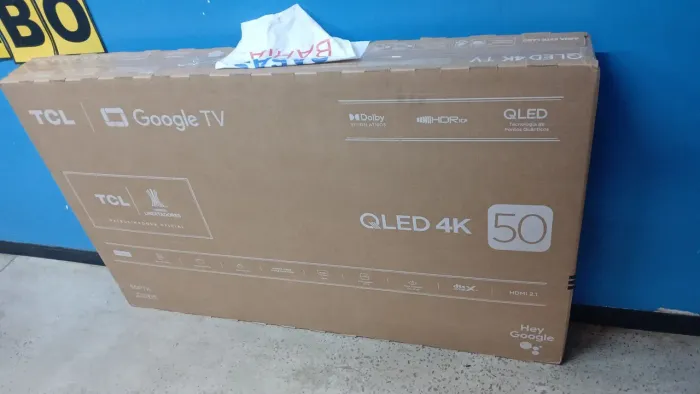 TV 50 TCL QLED NA CAIXA LACRADA 