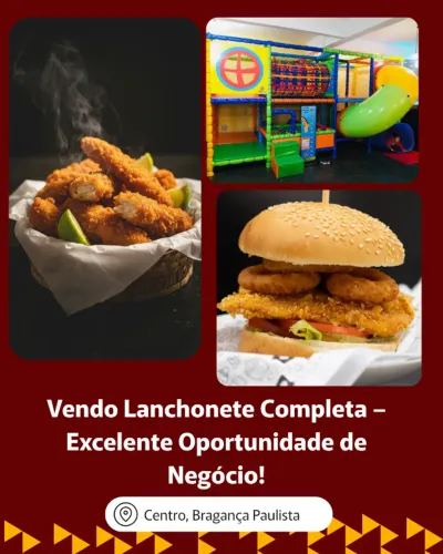 Lanchonete/Restaurante à Venda - Estrutura Completa | Pronta para Trabalhar