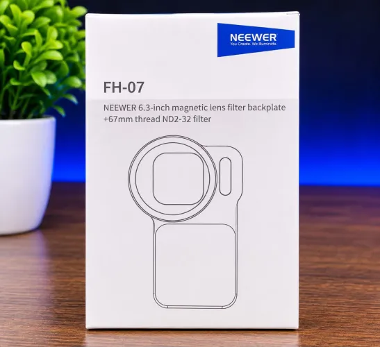 Suporte Magnético NEEWER FH-07 para Filtros de Lente 67mm ND2-32