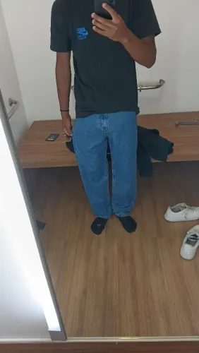 CALÇA BAGGY AZUL