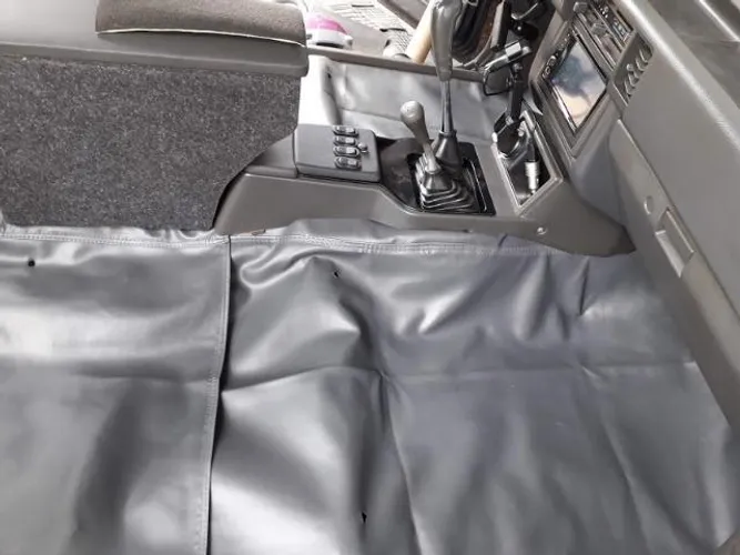 Tapete de couro sintetico pvc novo ecosport grafite