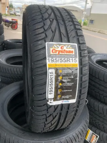 Pneu CRYSTONE 195/55/15 + instalação grátis