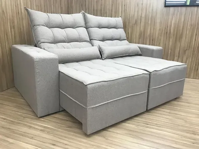 SOFÁ 2,50 LARGURA MOLAS ENSACADAS SUPER CONFORTÁVEL SURPREENDA-SE!!! AP213