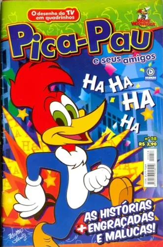 Quadrinhos Pica-pau E Seus Amigos Nº 58 - Editora Deomar