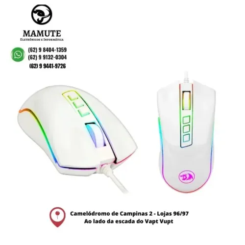 Mouse Gamer Redragon Cobra M711-w Branco