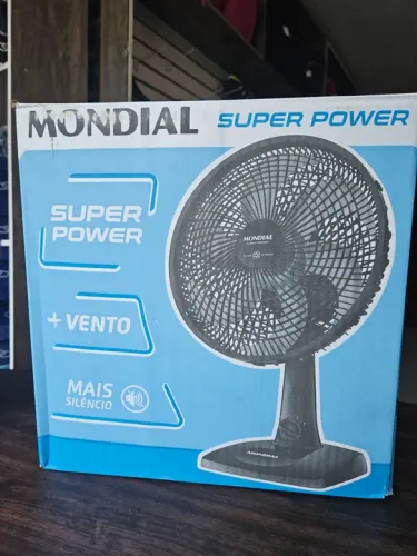 PROMOÇÃO VENTILADOR MONDIAL SUPER POWER 30CM NOVO LACRADO E COM NOTA FISCAL