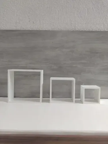 trio de nichos decorativos 