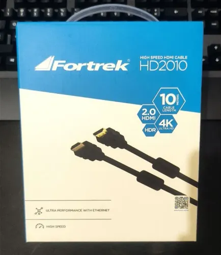 Cabo HDMI - 10 Metros - Fortrek 2.0 - 4K 60Hz  / FullHD 240Hz - HDR - R$: 85,00 Cada