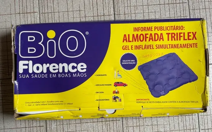 Almofada Anti Escaras Caixa De Ovo Assento Água Bioflorence