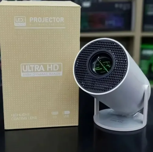 Mini Projetor Portátil 4k Android Full Hd Smart Wifi Cinema