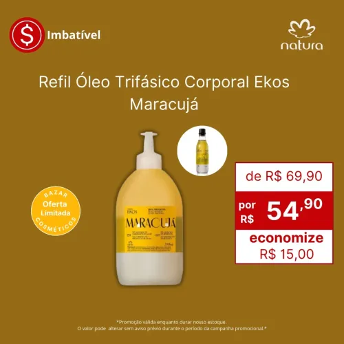 Refil Óleo Trifásico Maracujá 200 ml