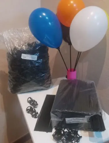 Vareta 900 und pega balão preto 30cm