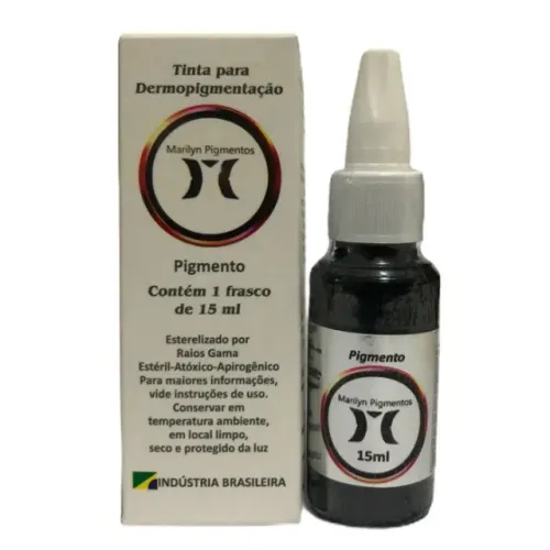 Pigmento Marilyn 15ml - Preto Ônix