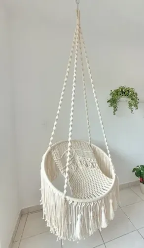 Cadeira Suspensa balanço macramê