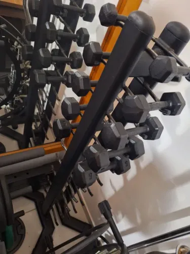TORRE DE HALTERES + PAR HALTERES 1 - 10KG NOVO *OPORTUNIDADE*