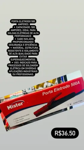 Porta eletrodo 500A